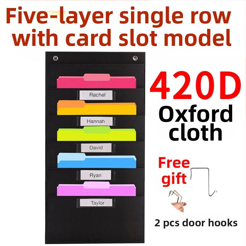 Torba za vješanje knjiga i časopisa od 10 slojeva Oxford tkanine za vrata, 10 slojeva, za pohranu dokumenata, uredske mape.