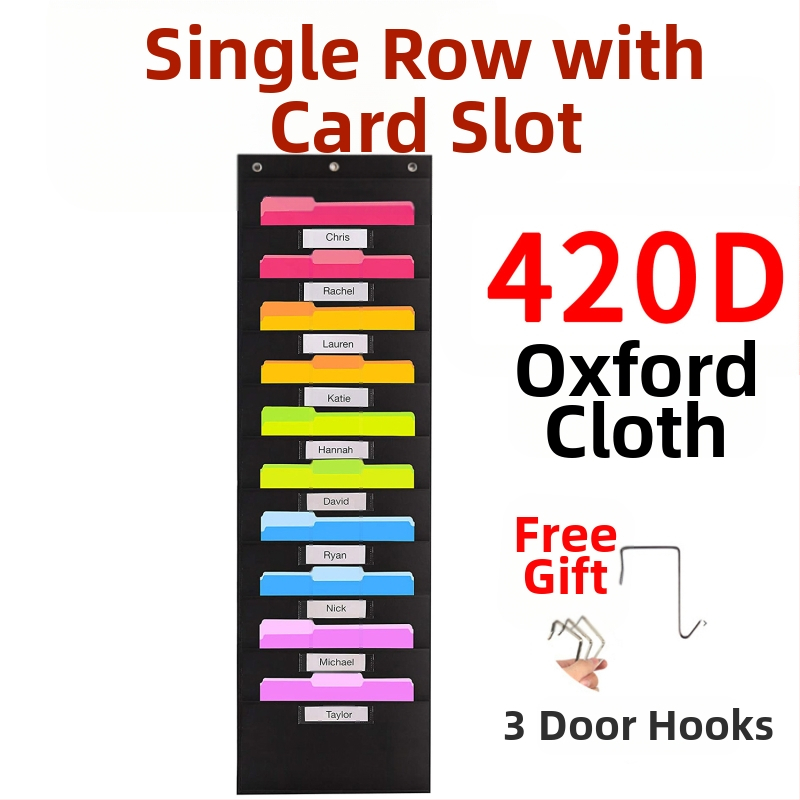 Torba za vješanje knjiga i časopisa od 10 slojeva Oxford tkanine za vrata, 10 slojeva, za pohranu dokumenata, uredske mape.