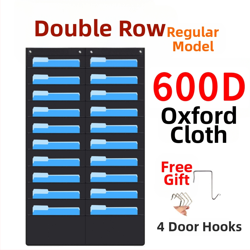 Torba za vješanje knjiga i časopisa od 10 slojeva Oxford tkanine za vrata, 10 slojeva, za pohranu dokumenata, uredske mape.