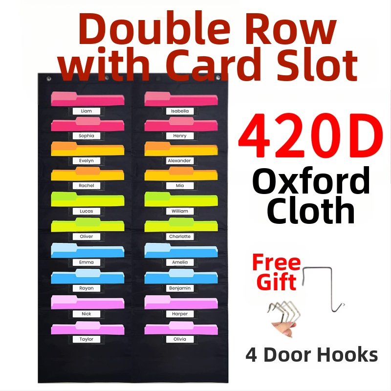 Torba za vješanje knjiga i časopisa od 10 slojeva Oxford tkanine za vrata, 10 slojeva, za pohranu dokumenata, uredske mape.