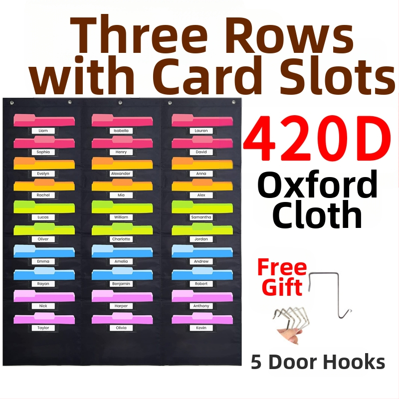 Torba za vješanje knjiga i časopisa od 10 slojeva Oxford tkanine za vrata, 10 slojeva, za pohranu dokumenata, uredske mape.