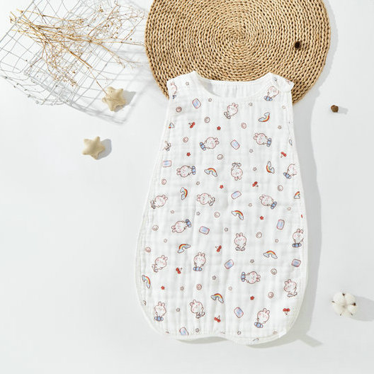 Kahepoolne vestilaadne beebimagamiskott, imiku A-klassi puhtast puuvillast marlist vastsündinu kõhukaitsega, löögivastane tekk, õhuke ja mugav magamiseks