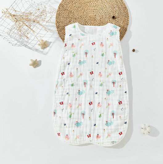 Kahepoolne vestilaadne beebimagamiskott, imiku A-klassi puhtast puuvillast marlist vastsündinu kõhukaitsega, löögivastane tekk, õhuke ja mugav magamiseks