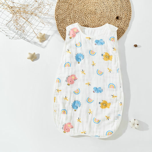 Kahepoolne vestilaadne beebimagamiskott, imiku A-klassi puhtast puuvillast marlist vastsündinu kõhukaitsega, löögivastane tekk, õhuke ja mugav magamiseks