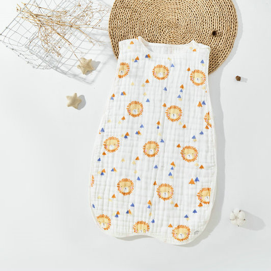 Kahepoolne vestilaadne beebimagamiskott, imiku A-klassi puhtast puuvillast marlist vastsündinu kõhukaitsega, löögivastane tekk, õhuke ja mugav magamiseks