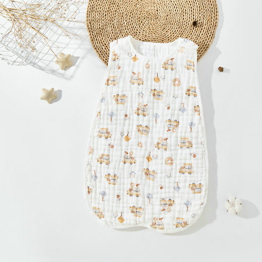 Kahepoolne vestilaadne beebimagamiskott, imiku A-klassi puhtast puuvillast marlist vastsündinu kõhukaitsega, löögivastane tekk, õhuke ja mugav magamiseks