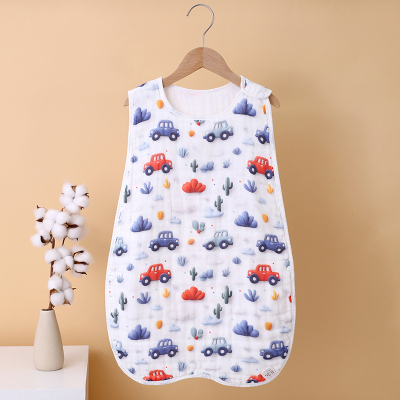 Kahepoolne vestilaadne beebimagamiskott, imiku A-klassi puhtast puuvillast marlist vastsündinu kõhukaitsega, löögivastane tekk, õhuke ja mugav magamiseks