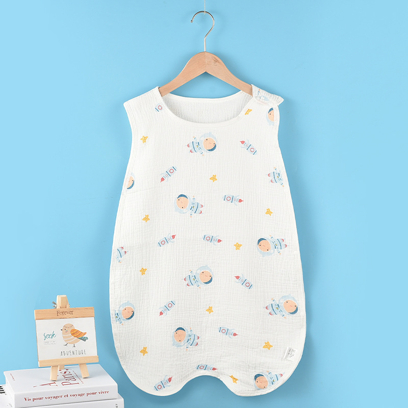 Kahepoolne vestilaadne beebimagamiskott, imiku A-klassi puhtast puuvillast marlist vastsündinu kõhukaitsega, löögivastane tekk, õhuke ja mugav magamiseks