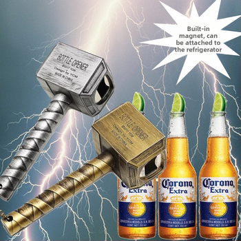 Kūrybingas Toro plaktukas alaus butelių atidarytuvas, asmeninis plaktukas, alaus butelių atidarytuvas, magnetinis plaktukas, šaldytuvo magnetas