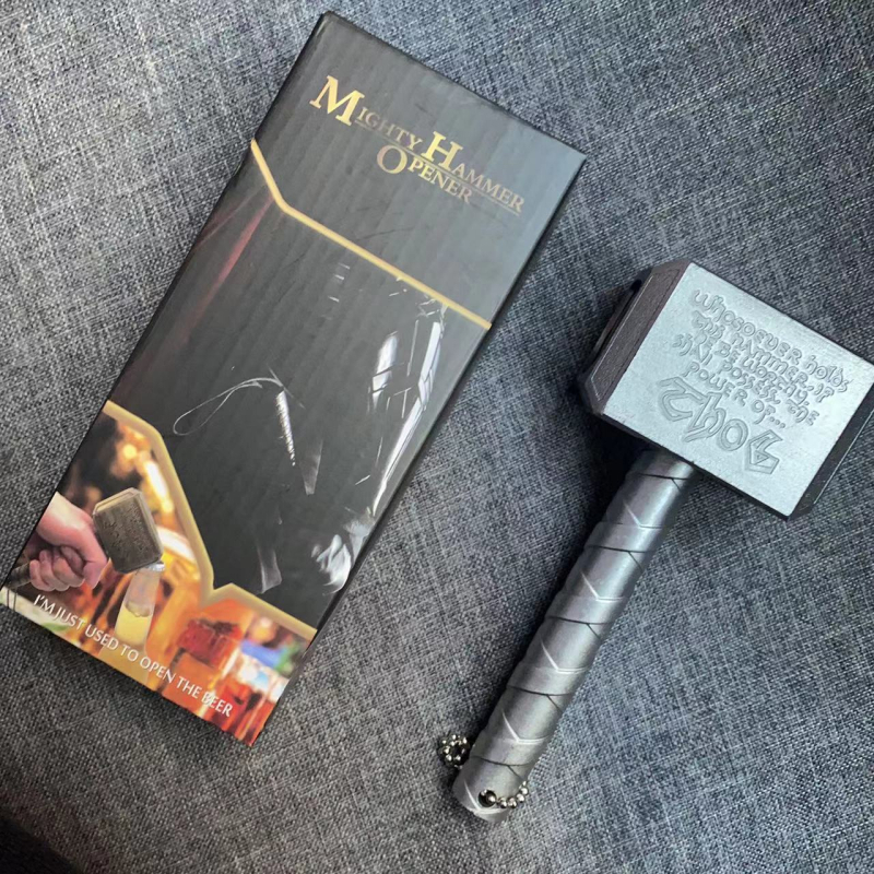 Kūrybingas Toro plaktukas alaus butelių atidarytuvas, asmeninis plaktukas, alaus butelių atidarytuvas, magnetinis plaktukas, šaldytuvo magnetas