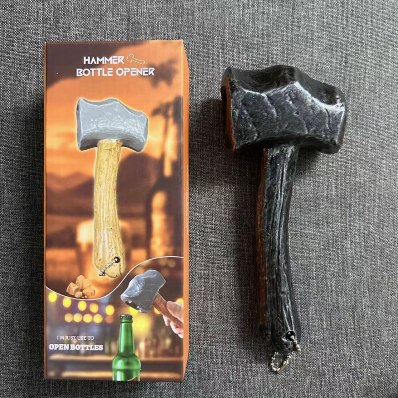 Kūrybingas Toro plaktukas alaus butelių atidarytuvas, asmeninis plaktukas, alaus butelių atidarytuvas, magnetinis plaktukas, šaldytuvo magnetas