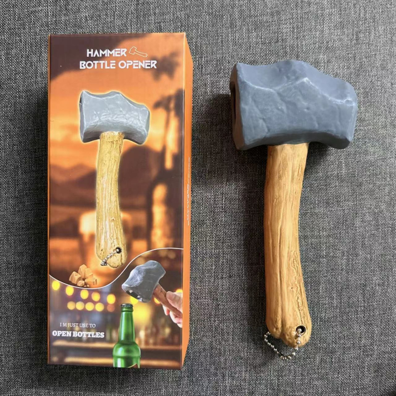 Kūrybingas Toro plaktukas alaus butelių atidarytuvas, asmeninis plaktukas, alaus butelių atidarytuvas, magnetinis plaktukas, šaldytuvo magnetas