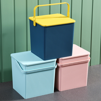 Paksendatud nuku ruudukujuline hoiutünn kaanega kaasaskantav mitmeotstarbeline hoiutünn plastist vanniraamiga vannikorviga tool mänguasjade hulgimüük