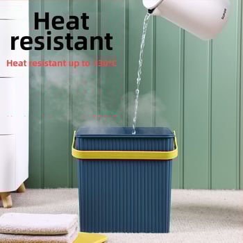 Paksendatud nuku ruudukujuline hoiutünn kaanega kaasaskantav mitmeotstarbeline hoiutünn plastist vanniraamiga vannikorviga tool mänguasjade hulgimüük