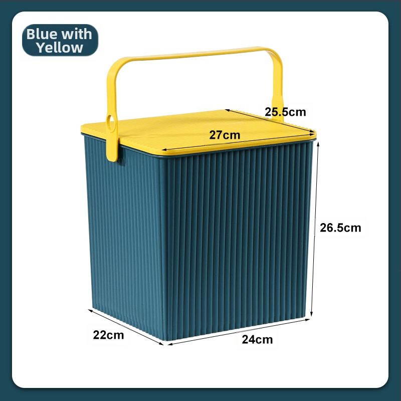 Paksendatud nuku ruudukujuline hoiutünn kaanega kaasaskantav mitmeotstarbeline hoiutünn plastist vanniraamiga vannikorviga tool mänguasjade hulgimüük