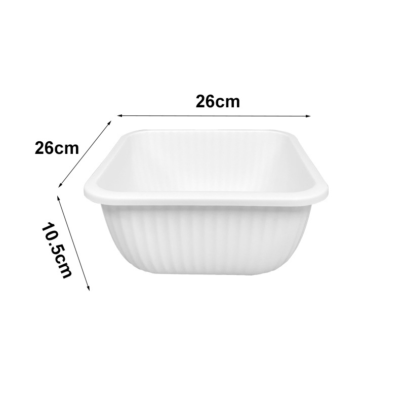 Paksendatud nuku ruudukujuline hoiutünn kaanega kaasaskantav mitmeotstarbeline hoiutünn plastist vanniraamiga vannikorviga tool mänguasjade hulgimüük