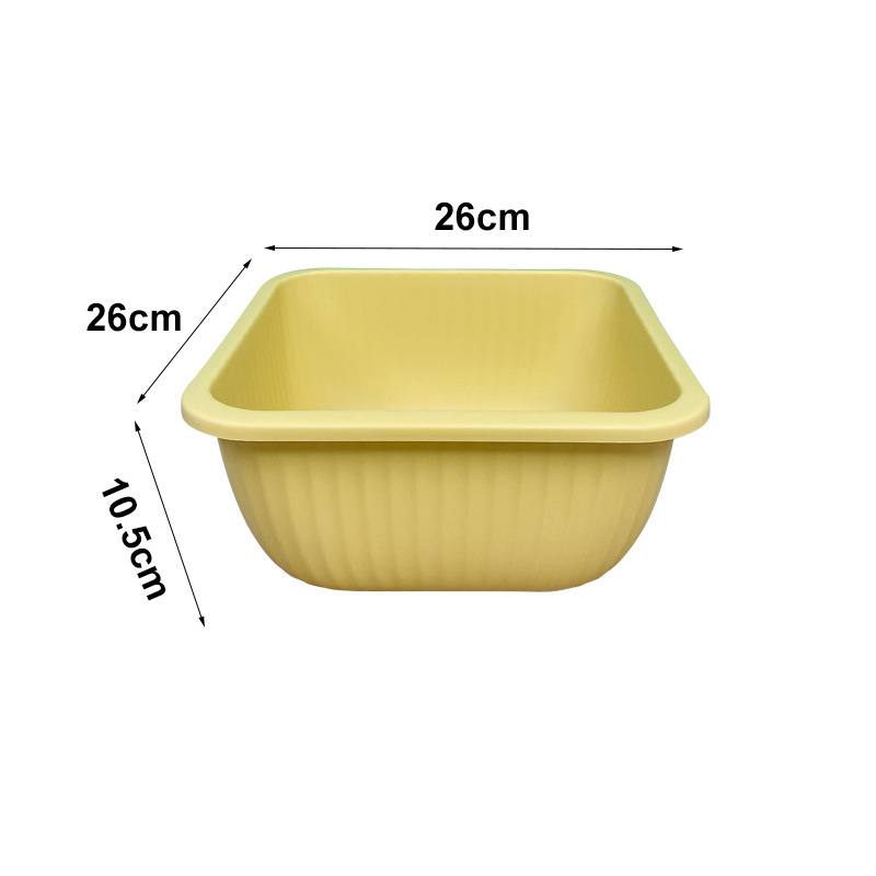 Paksendatud nuku ruudukujuline hoiutünn kaanega kaasaskantav mitmeotstarbeline hoiutünn plastist vanniraamiga vannikorviga tool mänguasjade hulgimüük