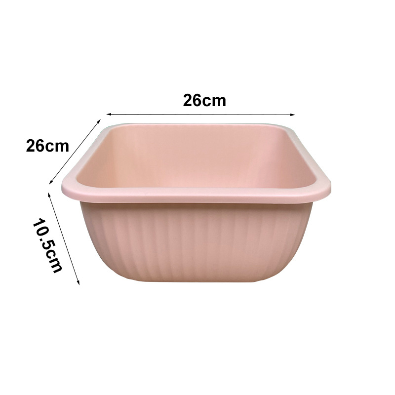 Paksendatud nuku ruudukujuline hoiutünn kaanega kaasaskantav mitmeotstarbeline hoiutünn plastist vanniraamiga vannikorviga tool mänguasjade hulgimüük