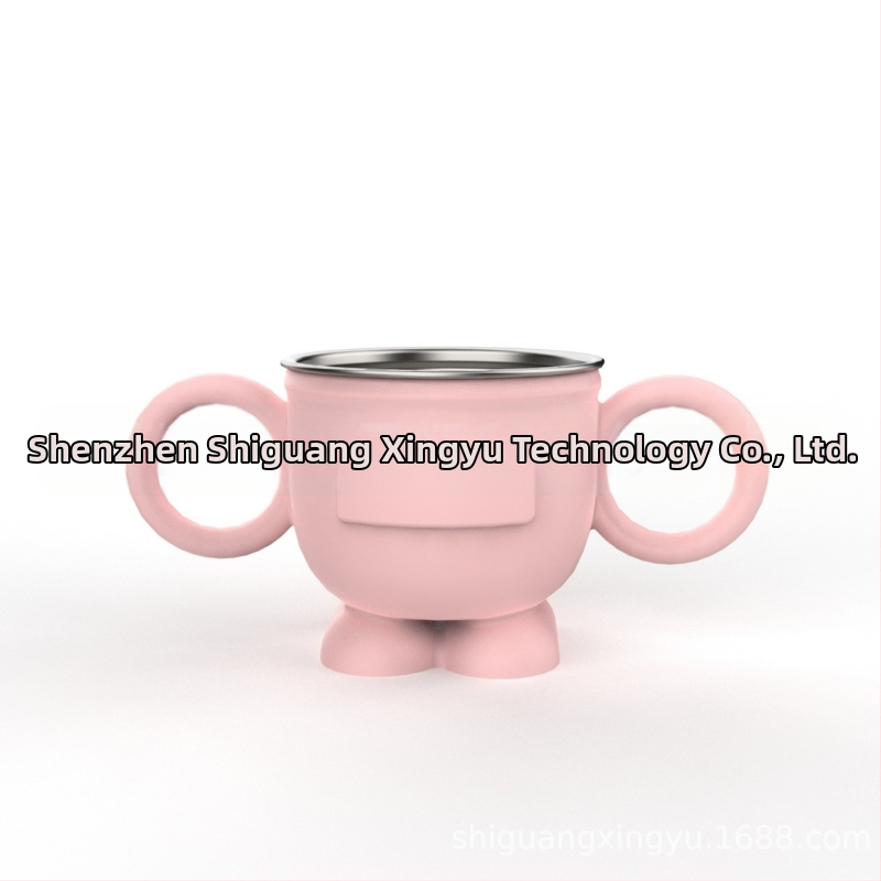 Laste söögitaldrikute komplekt, väikesed lauanõude komplektid, silikoonist, kukkumiskindel, eemaldatav, 304 roostevabast terasest söögitaldrik iminapaga