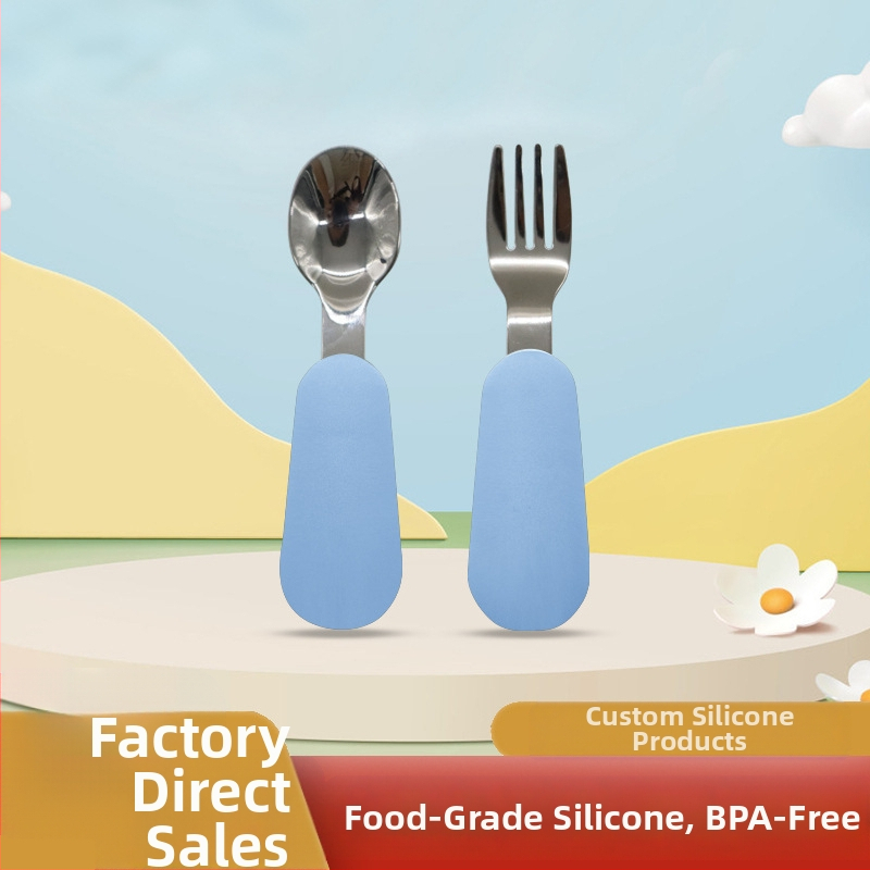 Laste söögitaldrikute komplekt, väikesed lauanõude komplektid, silikoonist, kukkumiskindel, eemaldatav, 304 roostevabast terasest söögitaldrik iminapaga