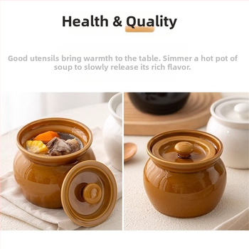 Κεραμική αδιάβροχη κατσαρόλα για στιφάδο, οικιακή κατσαρόλα στον ατμό, κατσαρόλα για στιφάδο, κατσαρόλα σούπας Shaxian, κατσαρόλα για στιφάδο, κατσαρόλα για στιφάδο για ένα άτομο