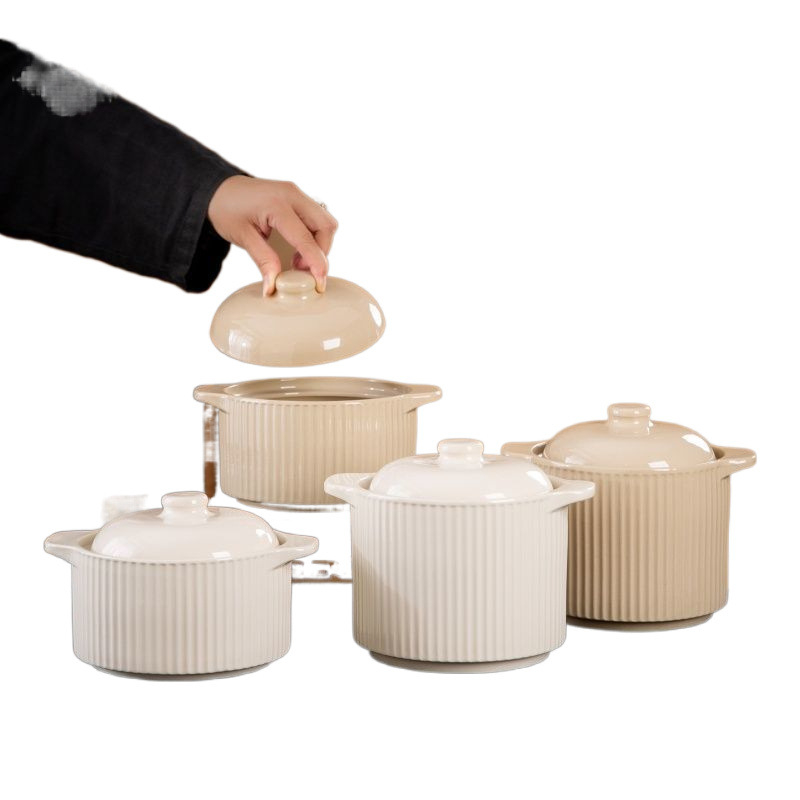 Keraamiline veekindel hautisepott, majapidamises kasutatav aurutuspott, hautisepott, Shaxiani supipott, hautisepott, hautisepott ühele inimesele