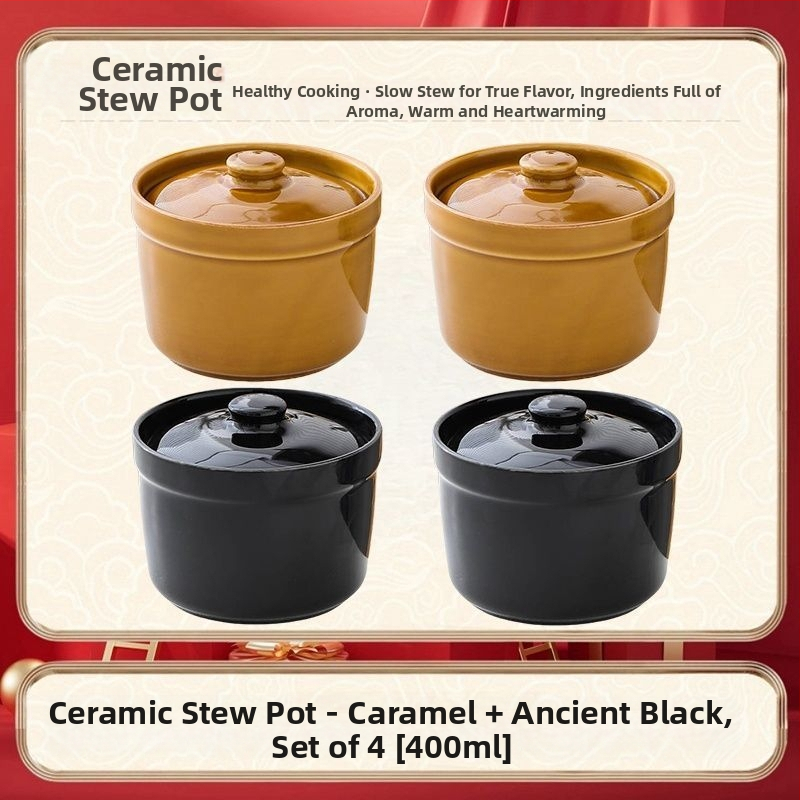 Keraamiline veekindel hautisepott, majapidamises kasutatav aurutuspott, hautisepott, Shaxiani supipott, hautisepott, hautisepott ühele inimesele