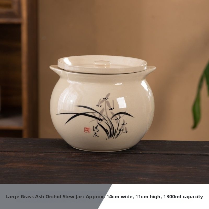 Keraamiline veekindel hautisepott, majapidamises kasutatav aurutuspott, hautisepott, Shaxiani supipott, hautisepott, hautisepott ühele inimesele