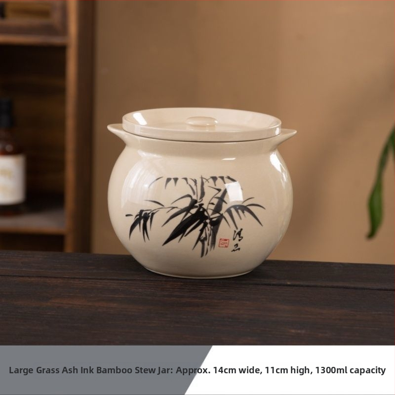 Keraamiline veekindel hautisepott, majapidamises kasutatav aurutuspott, hautisepott, Shaxiani supipott, hautisepott, hautisepott ühele inimesele