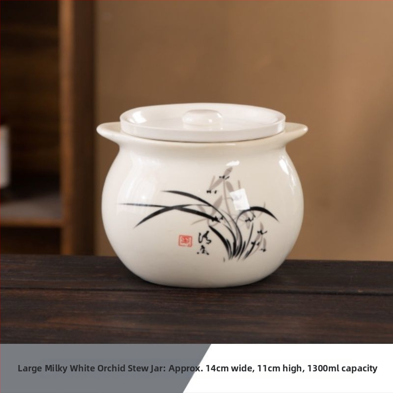 Keraamiline veekindel hautisepott, majapidamises kasutatav aurutuspott, hautisepott, Shaxiani supipott, hautisepott, hautisepott ühele inimesele