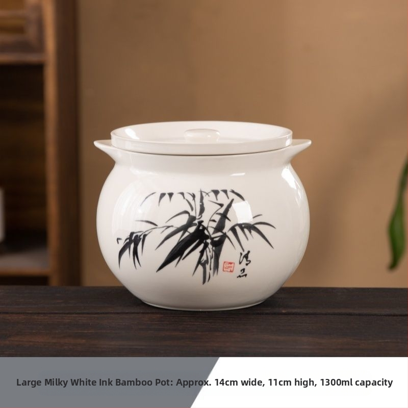 Keraamiline veekindel hautisepott, majapidamises kasutatav aurutuspott, hautisepott, Shaxiani supipott, hautisepott, hautisepott ühele inimesele