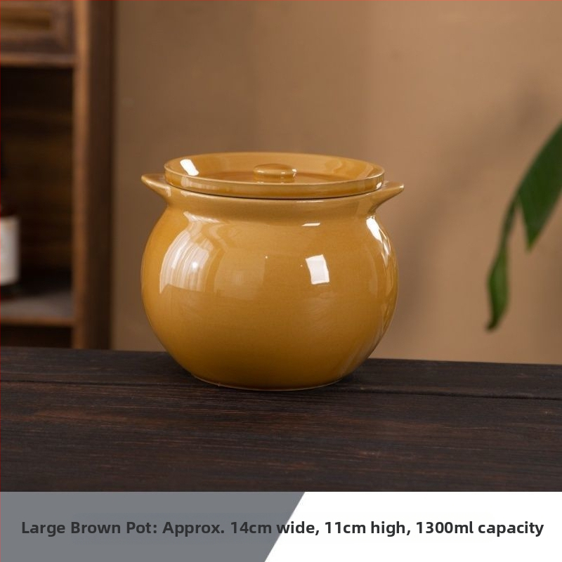 Keraamiline veekindel hautisepott, majapidamises kasutatav aurutuspott, hautisepott, Shaxiani supipott, hautisepott, hautisepott ühele inimesele