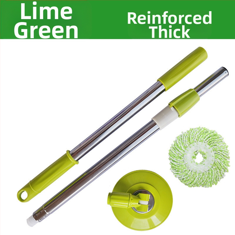 Munkatakarékos univerzális forgó rúdfejjel ellátott felmosórongy, vastagított rozsdamentes acél felmosófej-csere, tökéletes lusta embereknek, egyrészes cseppszállítás