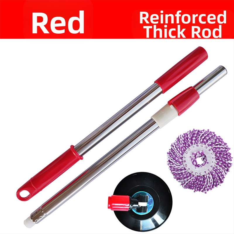 Munkatakarékos univerzális forgó rúdfejjel ellátott felmosórongy, vastagított rozsdamentes acél felmosófej-csere, tökéletes lusta embereknek, egyrészes cseppszállítás