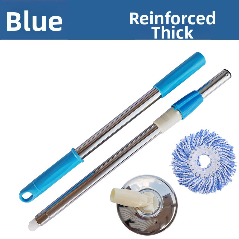 Munkatakarékos univerzális forgó rúdfejjel ellátott felmosórongy, vastagított rozsdamentes acél felmosófej-csere, tökéletes lusta embereknek, egyrészes cseppszállítás