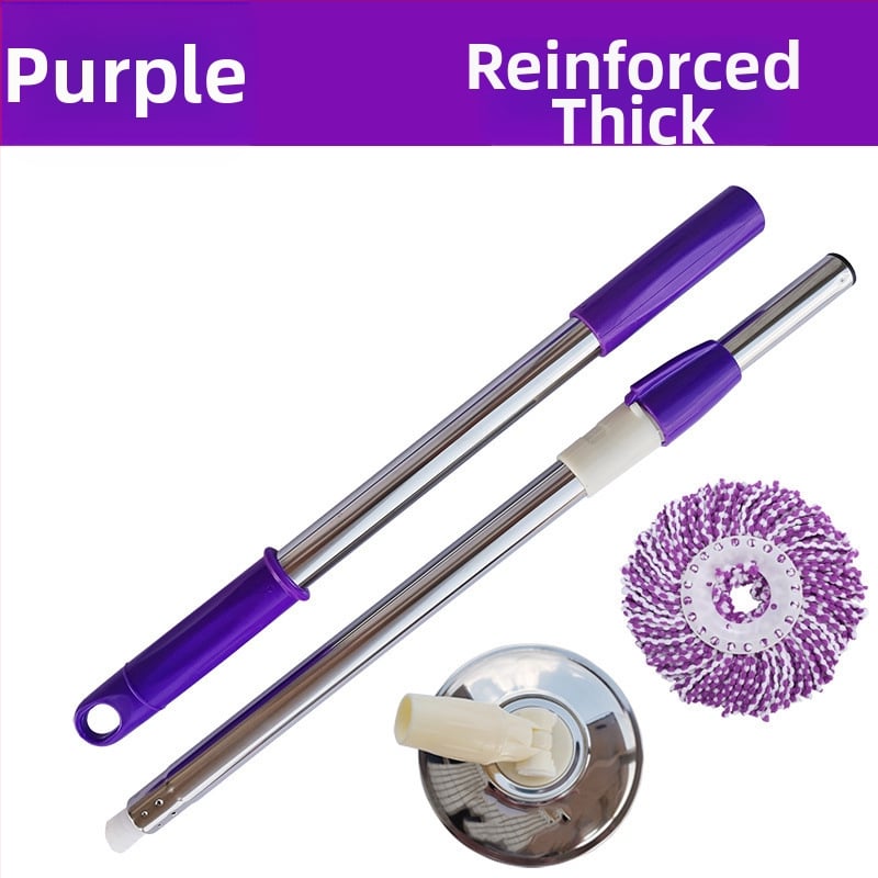 Munkatakarékos univerzális forgó rúdfejjel ellátott felmosórongy, vastagított rozsdamentes acél felmosófej-csere, tökéletes lusta embereknek, egyrészes cseppszállítás