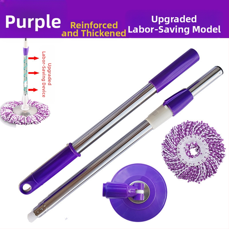 Munkatakarékos univerzális forgó rúdfejjel ellátott felmosórongy, vastagított rozsdamentes acél felmosófej-csere, tökéletes lusta embereknek, egyrészes cseppszállítás