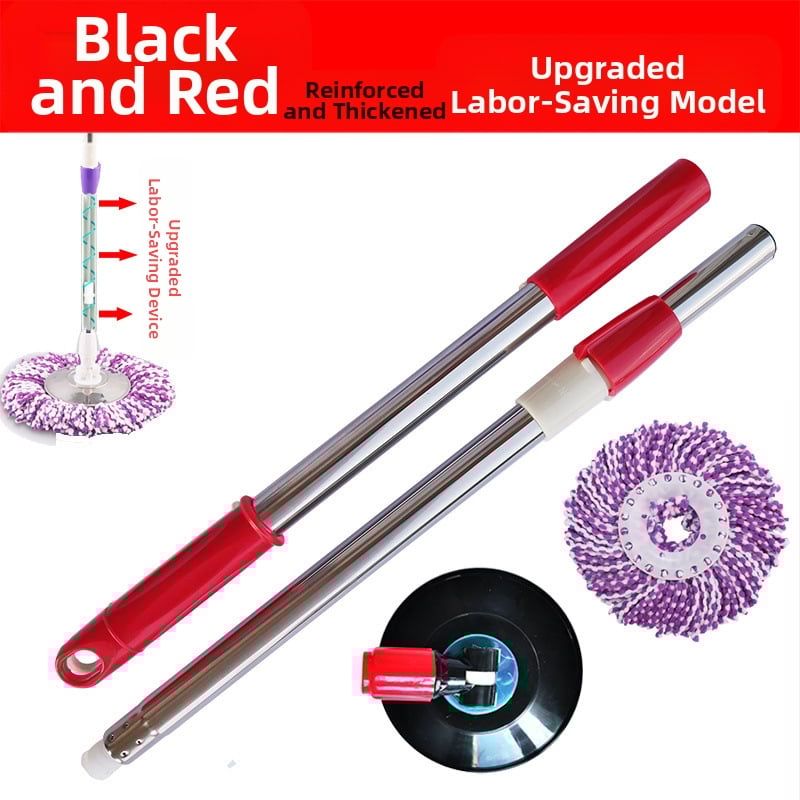Munkatakarékos univerzális forgó rúdfejjel ellátott felmosórongy, vastagított rozsdamentes acél felmosófej-csere, tökéletes lusta embereknek, egyrészes cseppszállítás