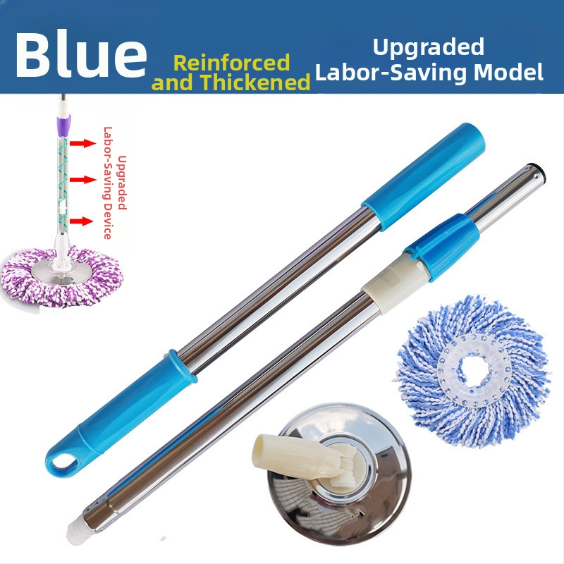 Munkatakarékos univerzális forgó rúdfejjel ellátott felmosórongy, vastagított rozsdamentes acél felmosófej-csere, tökéletes lusta embereknek, egyrészes cseppszállítás