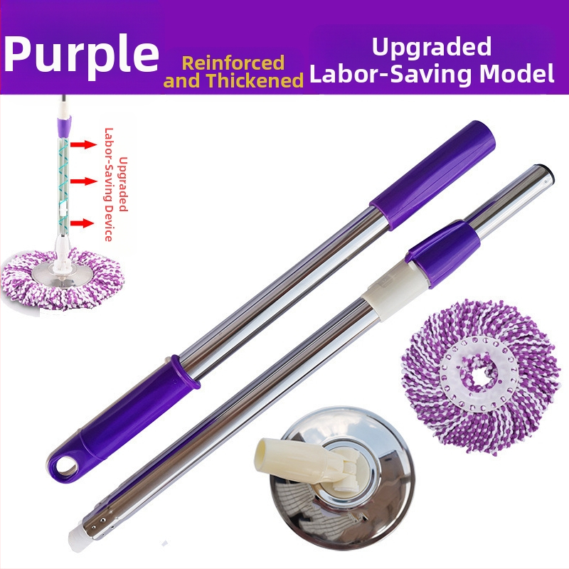 Munkatakarékos univerzális forgó rúdfejjel ellátott felmosórongy, vastagított rozsdamentes acél felmosófej-csere, tökéletes lusta embereknek, egyrészes cseppszállítás