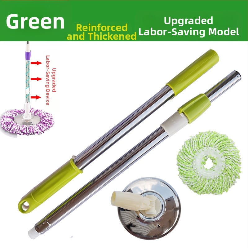Munkatakarékos univerzális forgó rúdfejjel ellátott felmosórongy, vastagított rozsdamentes acél felmosófej-csere, tökéletes lusta embereknek, egyrészes cseppszállítás