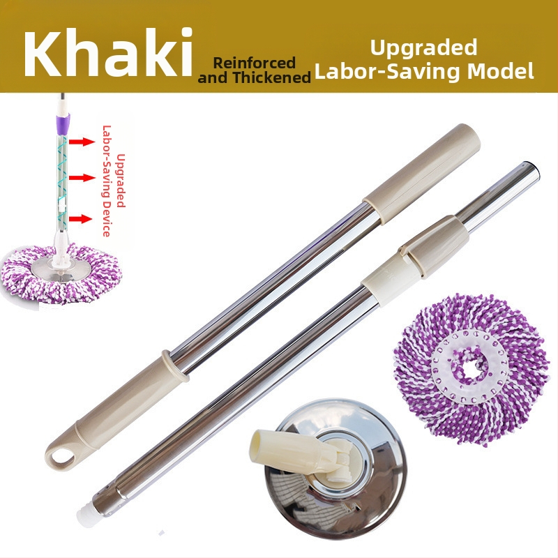 Munkatakarékos univerzális forgó rúdfejjel ellátott felmosórongy, vastagított rozsdamentes acél felmosófej-csere, tökéletes lusta embereknek, egyrészes cseppszállítás