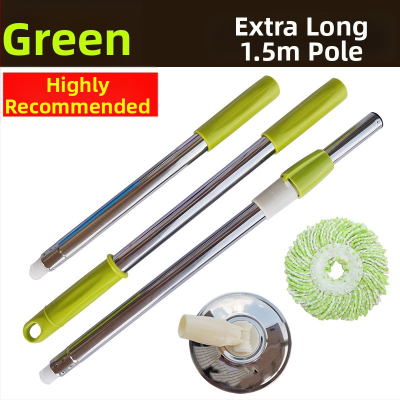 Munkatakarékos univerzális forgó rúdfejjel ellátott felmosórongy, vastagított rozsdamentes acél felmosófej-csere, tökéletes lusta embereknek, egyrészes cseppszállítás