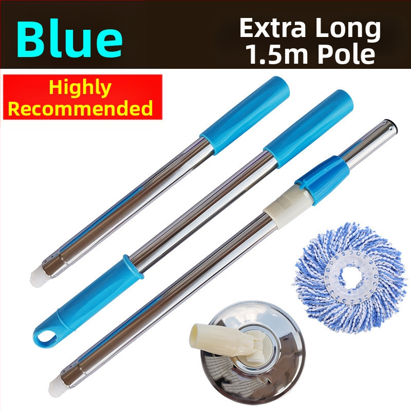 Munkatakarékos univerzális forgó rúdfejjel ellátott felmosórongy, vastagított rozsdamentes acél felmosófej-csere, tökéletes lusta embereknek, egyrészes cseppszállítás