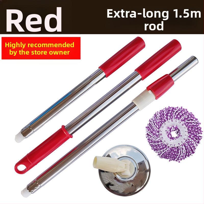 Munkatakarékos univerzális forgó rúdfejjel ellátott felmosórongy, vastagított rozsdamentes acél felmosófej-csere, tökéletes lusta embereknek, egyrészes cseppszállítás