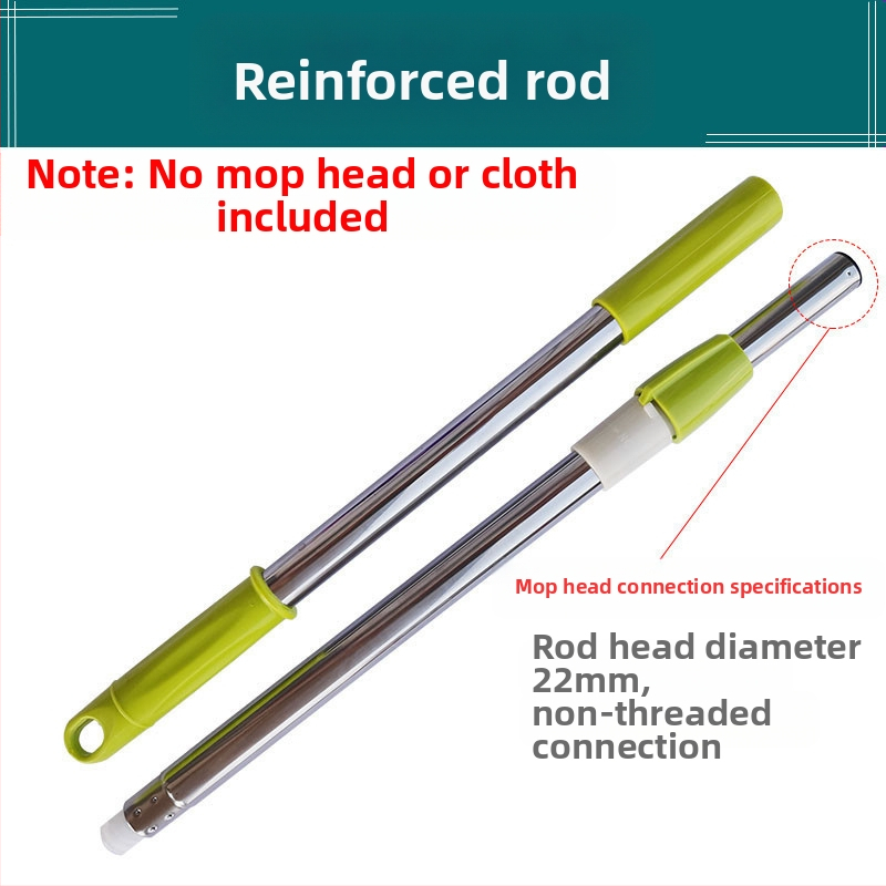 Munkatakarékos univerzális forgó rúdfejjel ellátott felmosórongy, vastagított rozsdamentes acél felmosófej-csere, tökéletes lusta embereknek, egyrészes cseppszállítás