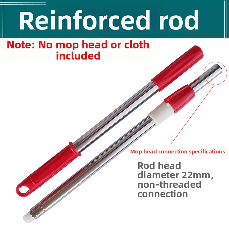 Munkatakarékos univerzális forgó rúdfejjel ellátott felmosórongy, vastagított rozsdamentes acél felmosófej-csere, tökéletes lusta embereknek, egyrészes cseppszállítás