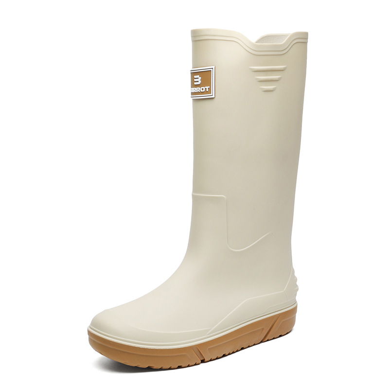 Neklizajuće čizme za kišu s visokom petom, muške tople korzetne čizme za kišu sa srednjom petom, vodootporne cipele, gumene cipele za kuhinju, pranje automobila, ribolovne čizme za vodu