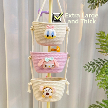 Καλάθι Αποθήκευσης Επιτοίχιο Κρεμαστό Καλάθι Ράφι Αποθήκευσης Κοιτώνα Τσάντα Επιτοίχια Υφασμάτινη Κλωστή Επιτοίχια Πόρτα με Πίσω Καλάθι Αποθήκευσης Επιτοίχιο