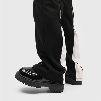 Pantofi sport pentru bărbați cu talpă groasă, model Cos Comic Con, 8 cm, casual, mari, din piele, cu cizme Martin ascunse pentru creșterea înălțimii